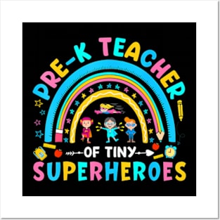 Prek Teacher Of Kergarten Back to School Posters and Art